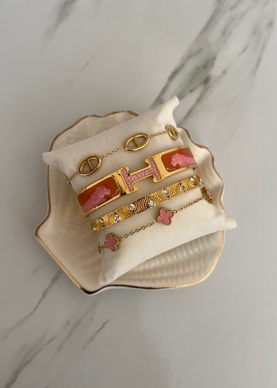 Stack Pink Leopard
