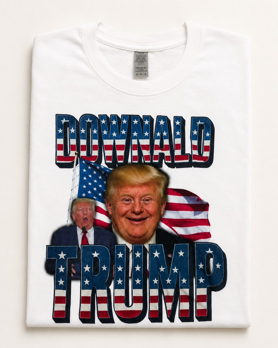 Downald Trump tee folded