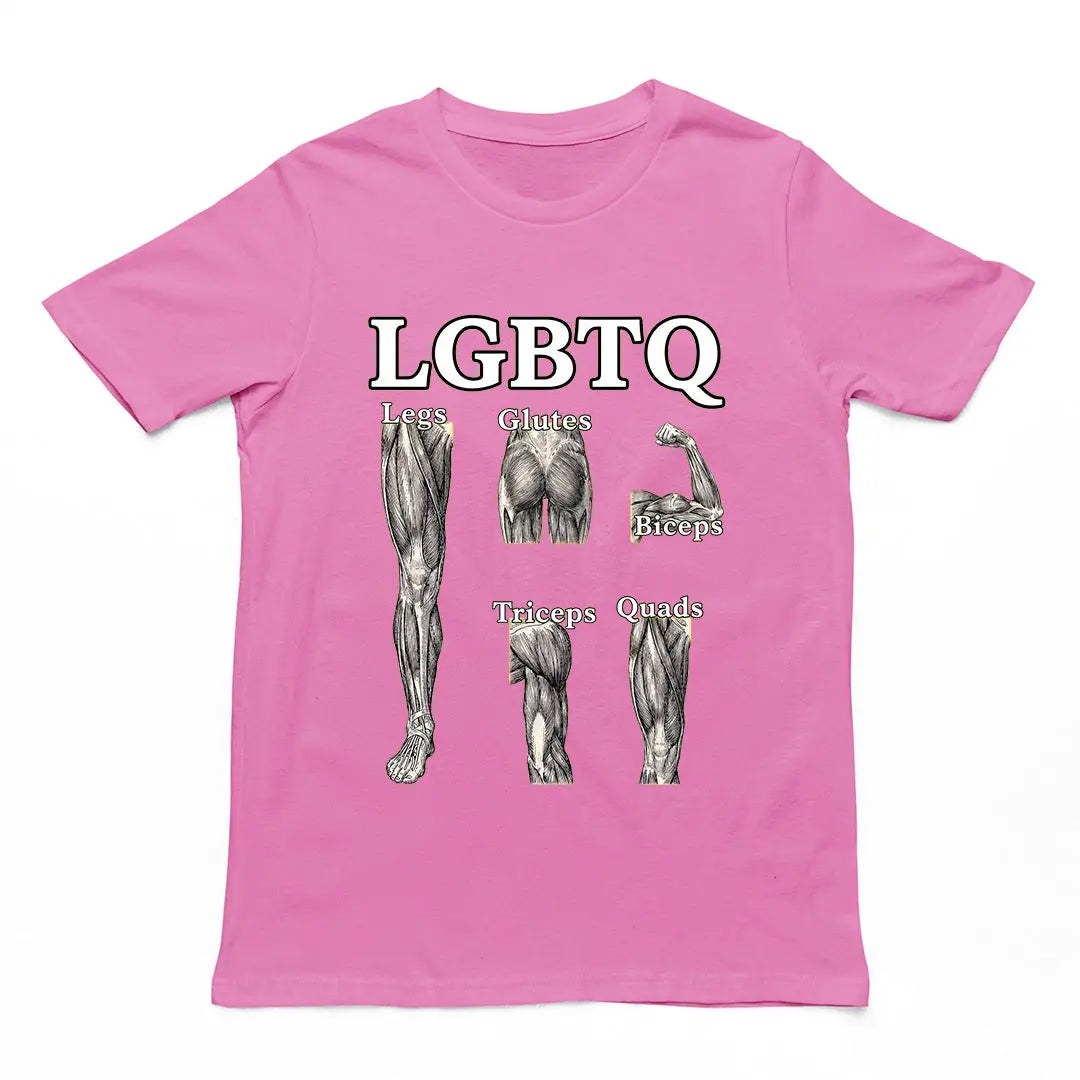 LGBTQ gym tee colors