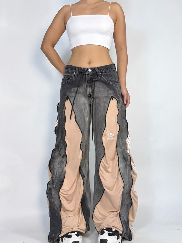 Cloudy Zipper Pants