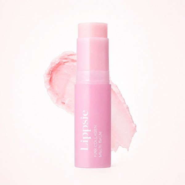 Lippsie Baume Multi-Usage au Collagène Rose