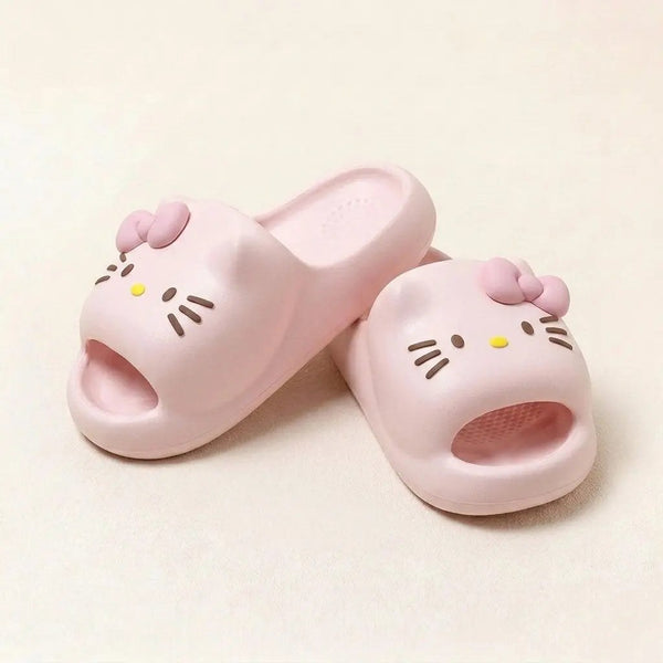 Comfy Hello KT Paw Slides