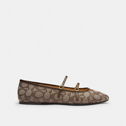 Double-Buckle Mary Jane Flats