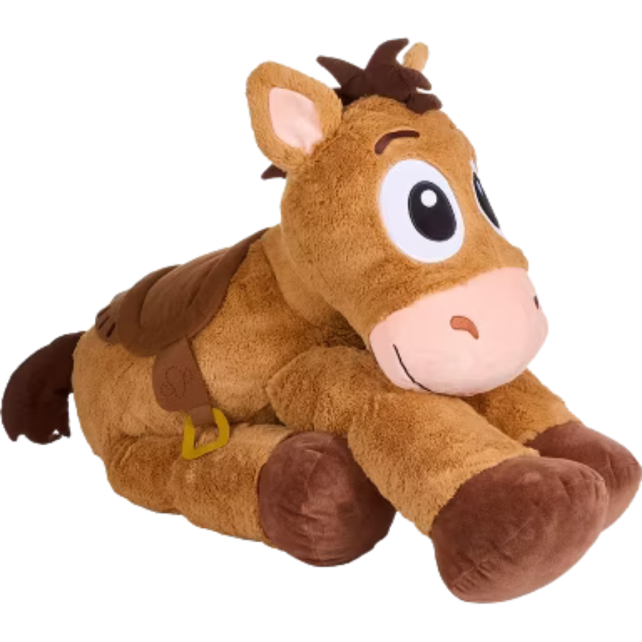 Bullseye plush lying down