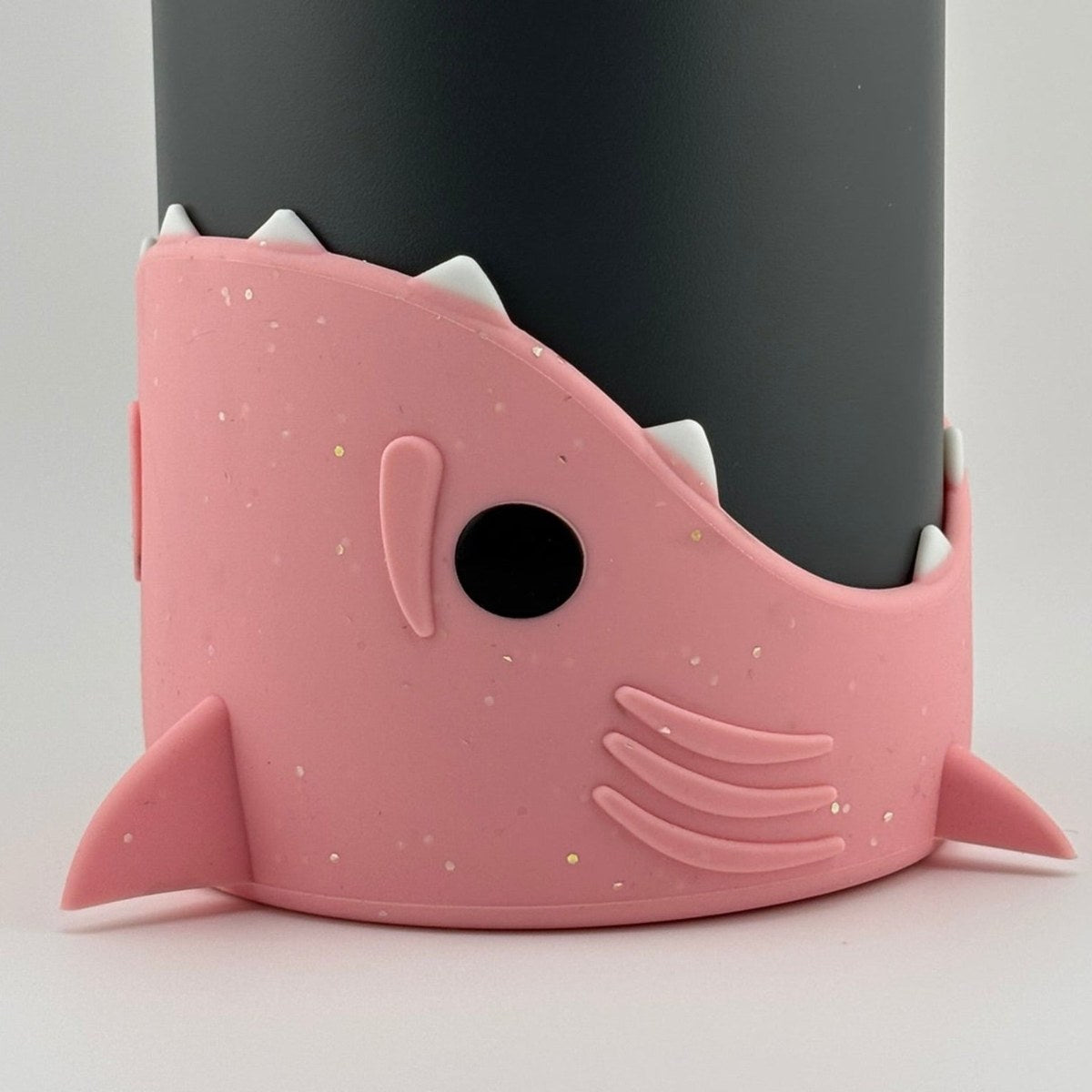 Pink shark bottle boot