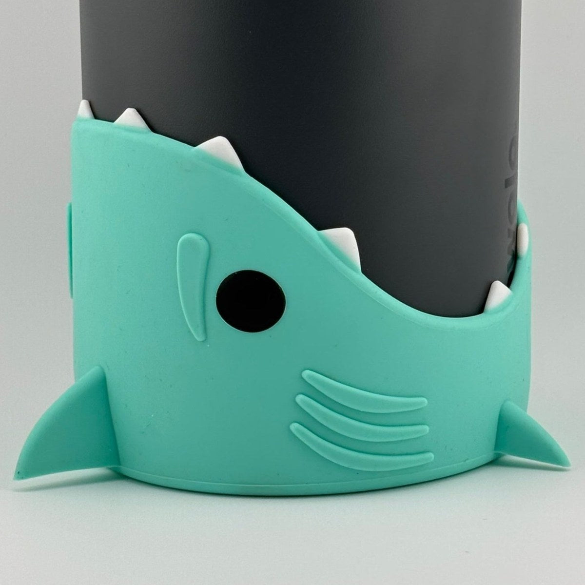Teal shark bottle boot
